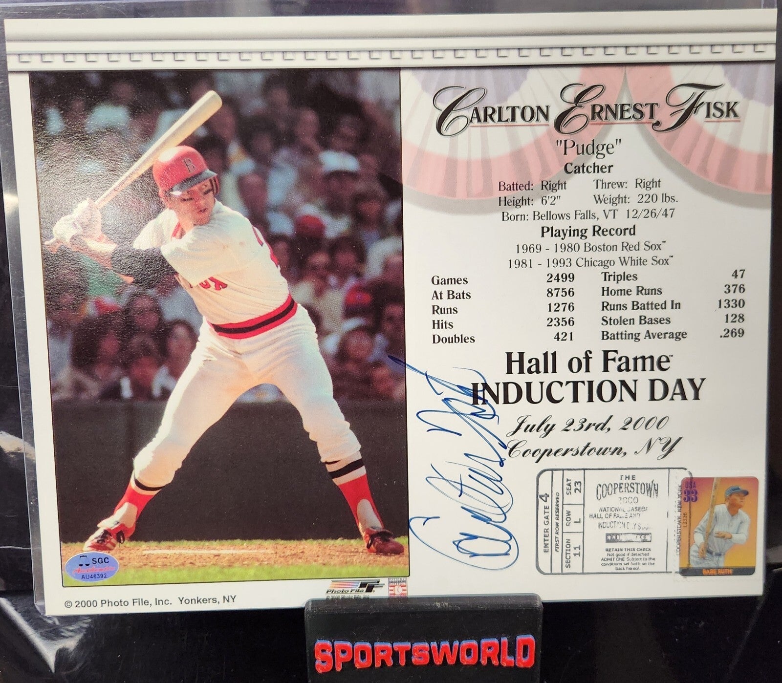 Autographed Baseball Memorabilia – Phil and Cory Castinetti's