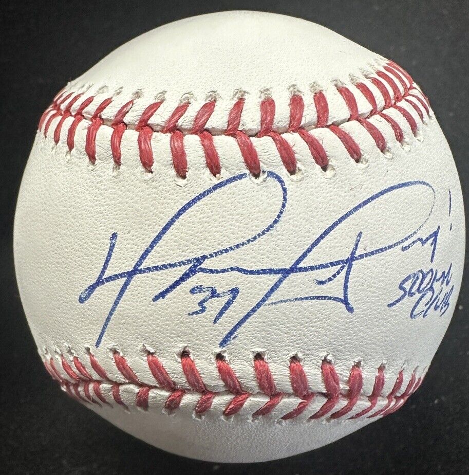 David Ortiz Autographed Official Major League Baseball W/500 HR Club Insc BAS