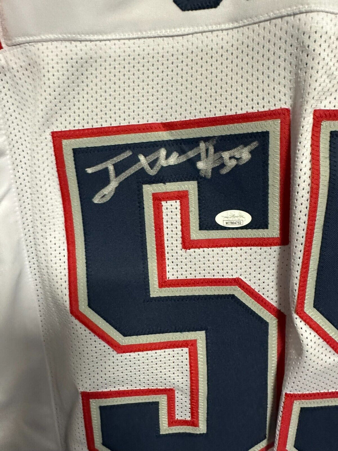 Josh Uche Autographed New England Patriots Jersey JSA NFL