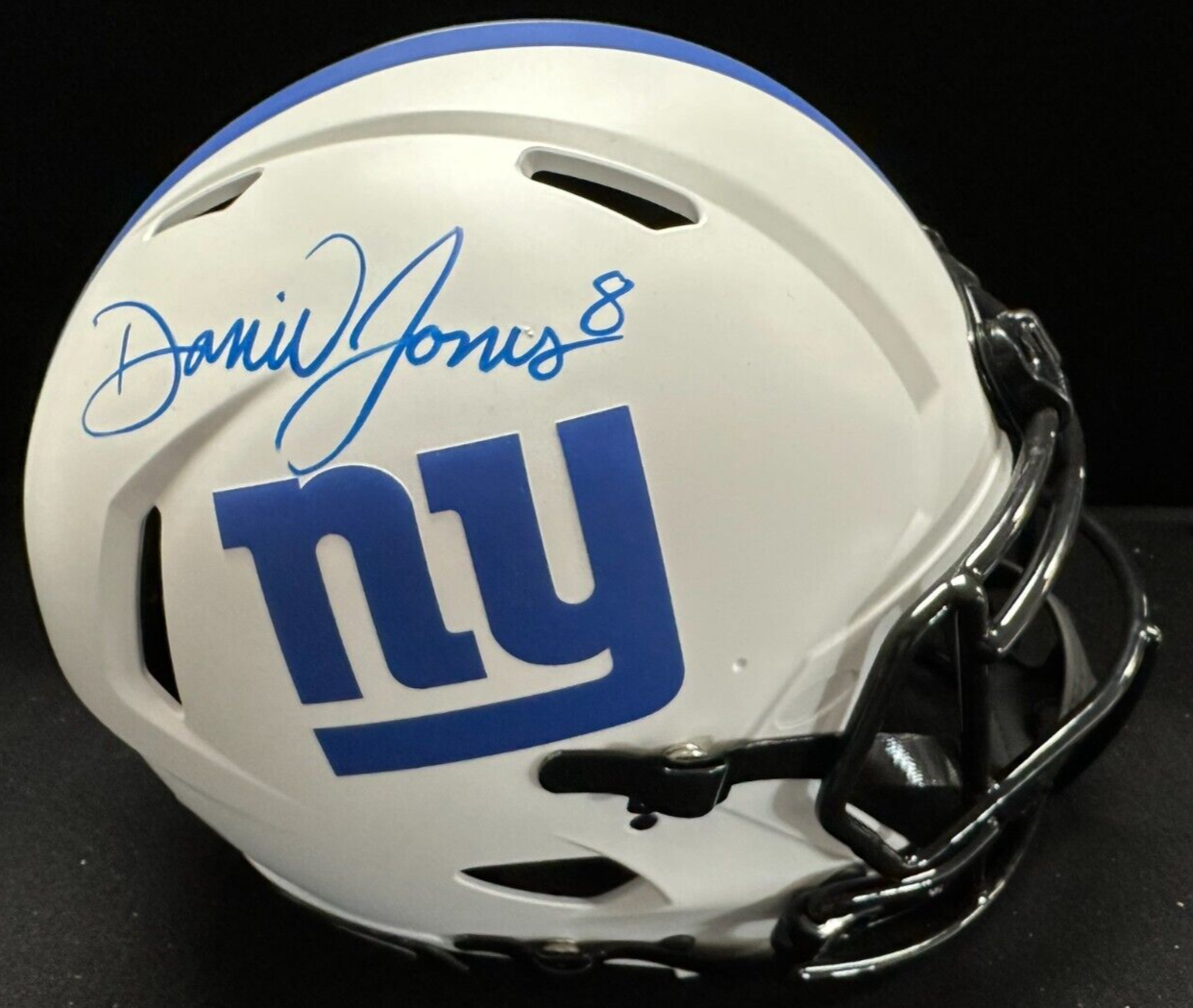 Daniel Jones selling Autographed Mini helmet