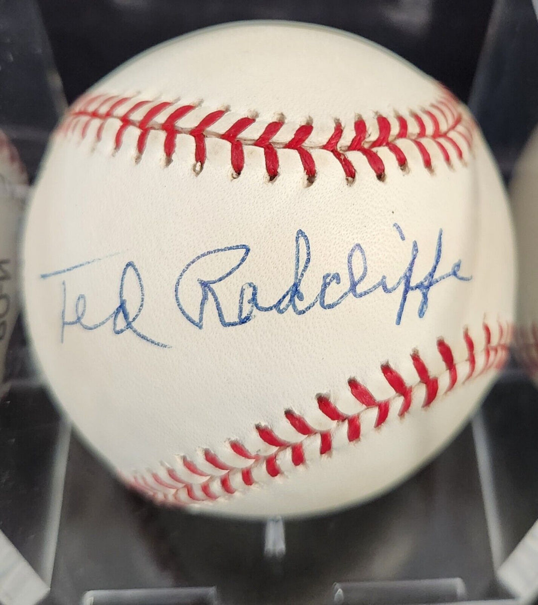 Ted "Double Duty" Radcliffe Signed National League Baseball HOF Beckett COA