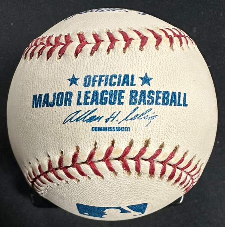 Mike Schmidt Autographed Major League Baseball W/ 3x MVP Inscription HOF