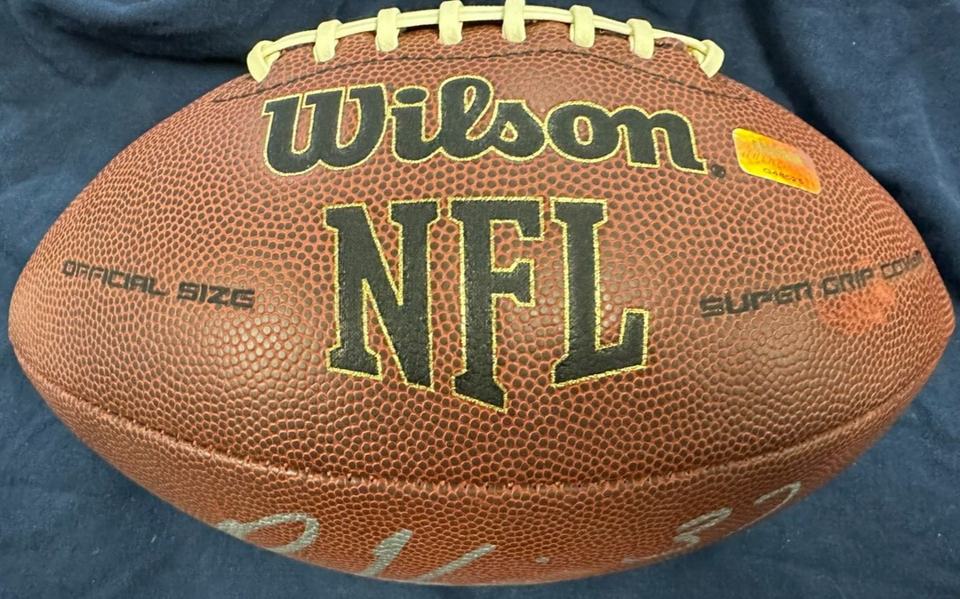 Rodney Harrison Autographed Wilson Official NFL Football New England Patriots