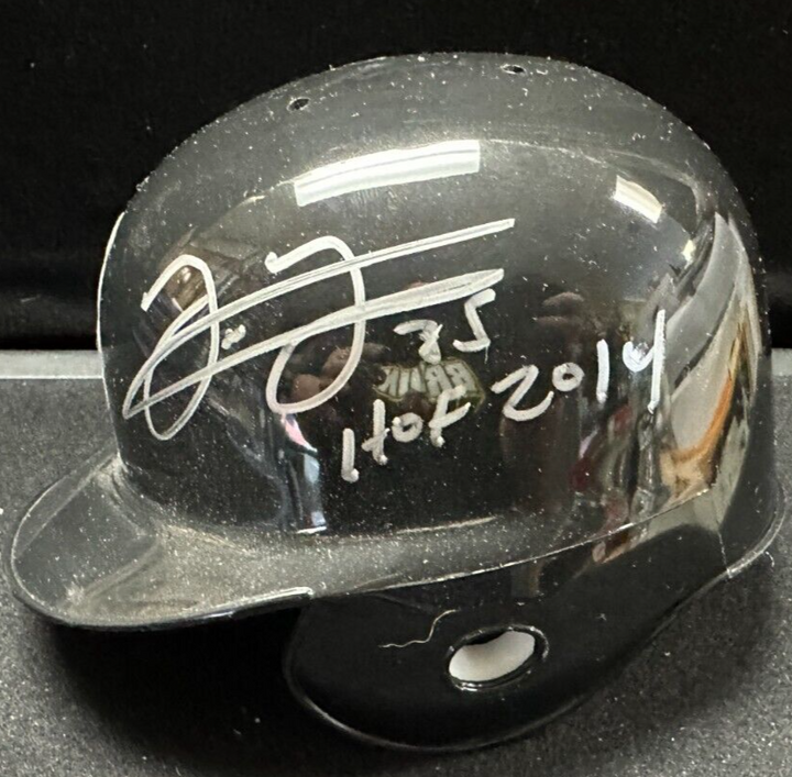 Frank Thomas Autographed Chicago White Mini Batting Helmet W/ HOF 2014 PSA/DNA