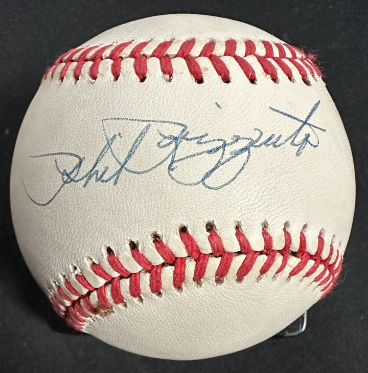 Phil Rizzuto Autographed Official League Baseball HOF Yankees