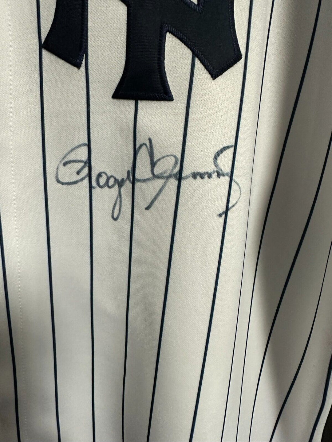 Roger Clemens Autographed Majestic New York Yankees Jersey Clemens Hologram