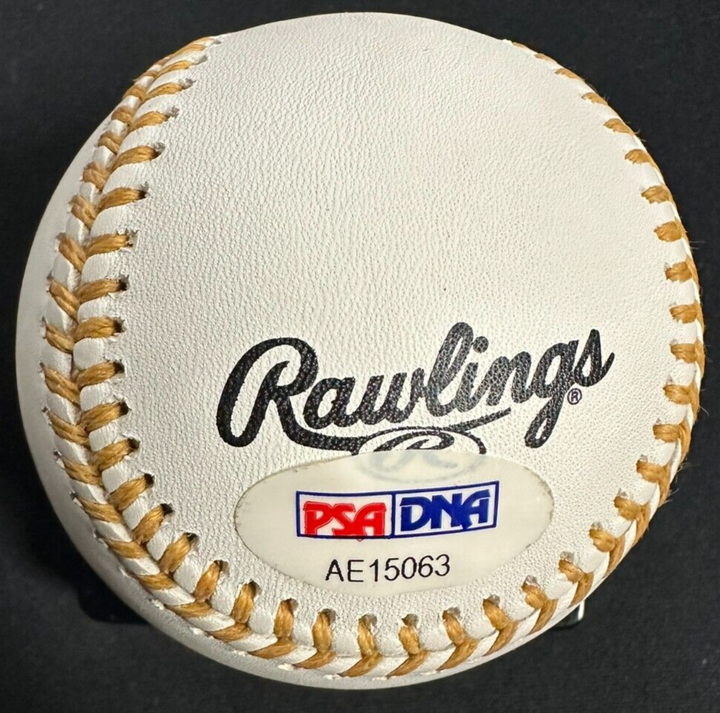 Jason Varitek Signed Rawlings Gold Glove Baseball PSA Boston Red Sox