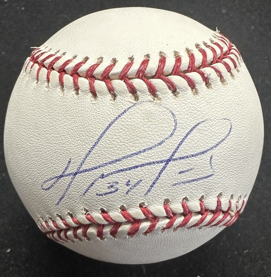 David Ortiz Autographed Official Major League Baseball HOF Red Sox BAS