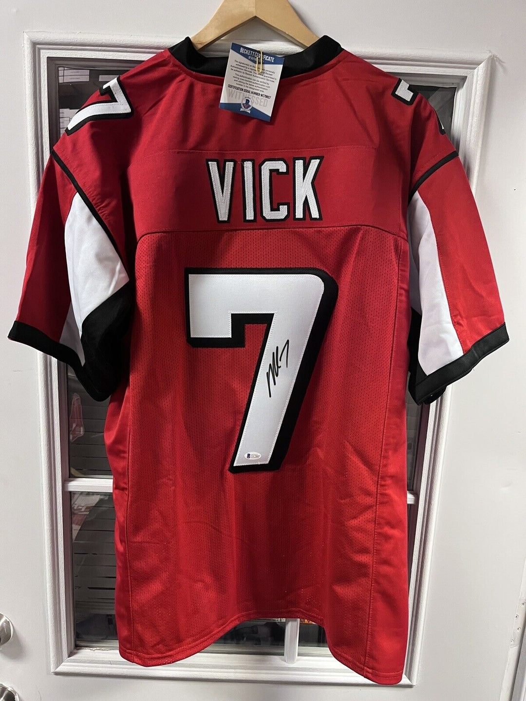 Mike Vick Autographed Signed Atlanta Falcons Jersey #7 Beckett COA