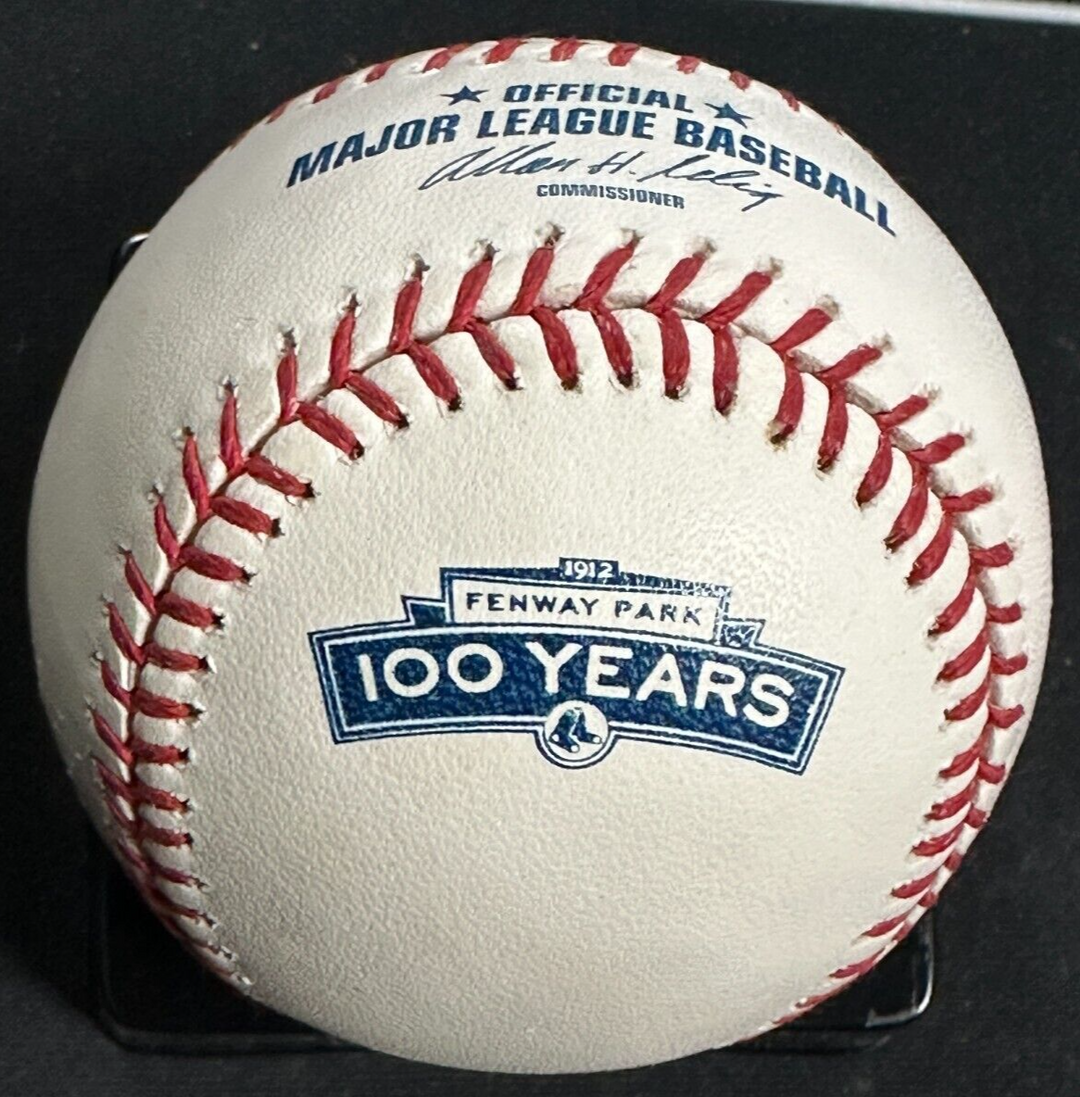 Carl Yastrzemski Signed Fenway Park 100th Anniversary Baseball W HOF 89 TC 1967