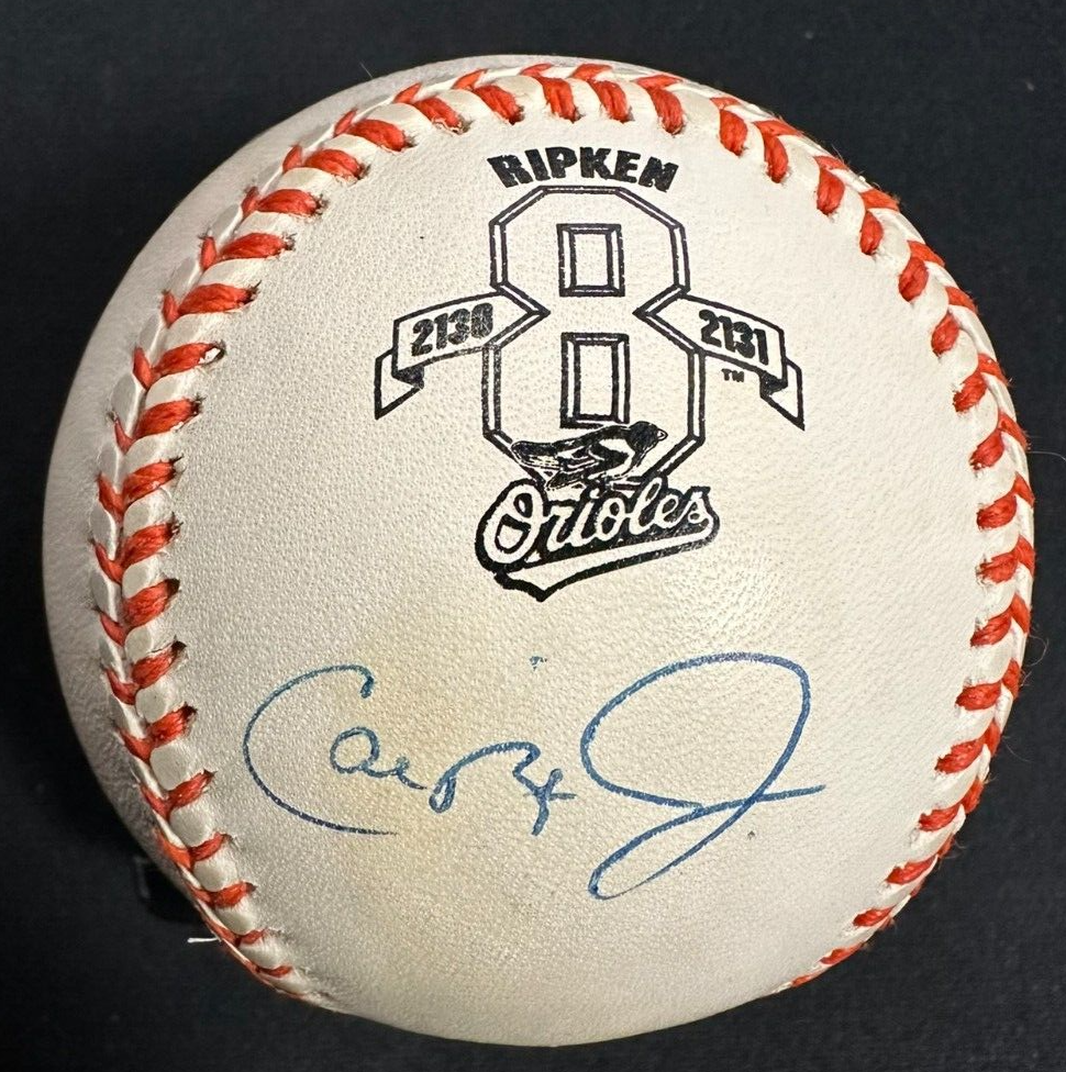 Cal Ripken Jr. Autographed Official 2131 Game Streak Baseball Ripken & BAS Holo