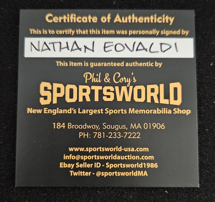 Nathan Eovaldi Signed 2018 Official World Series Baseball JSA COA Boston Red Sox