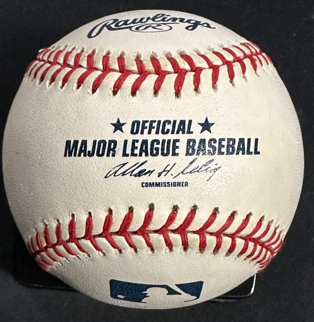 Pedro Martinez Autographed Official Major League Baseball HOF Red Sox BAS