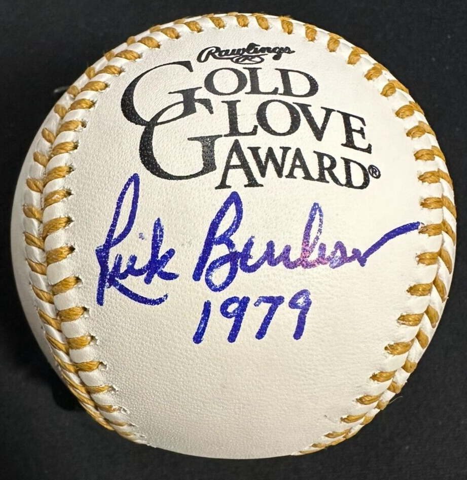 Rick Burleson Autographed Rawlings Gold Glove Baseball Boston Red Sox