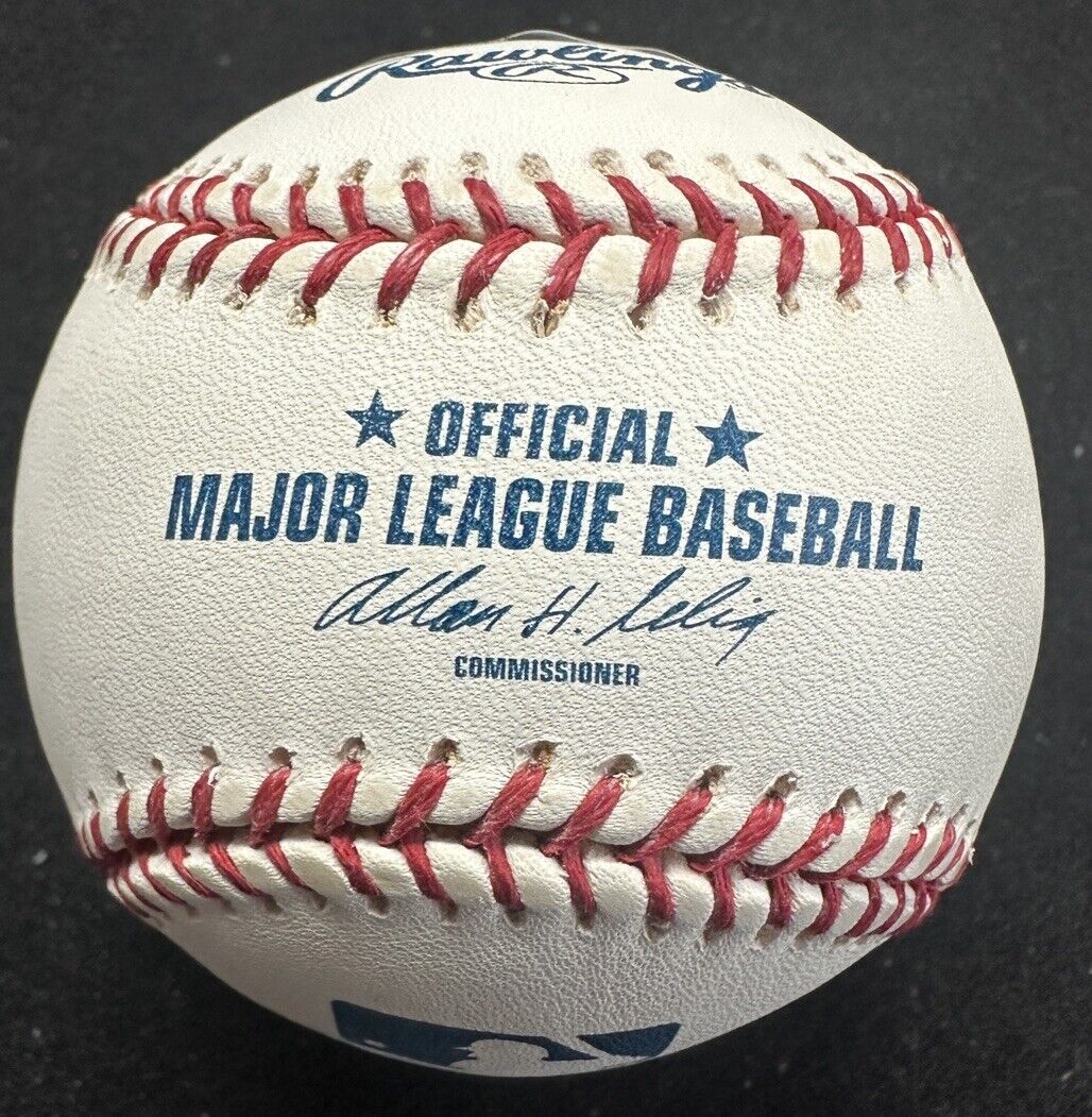 David Ortiz Autographed Official Major League Baseball HOF Red Sox BAS