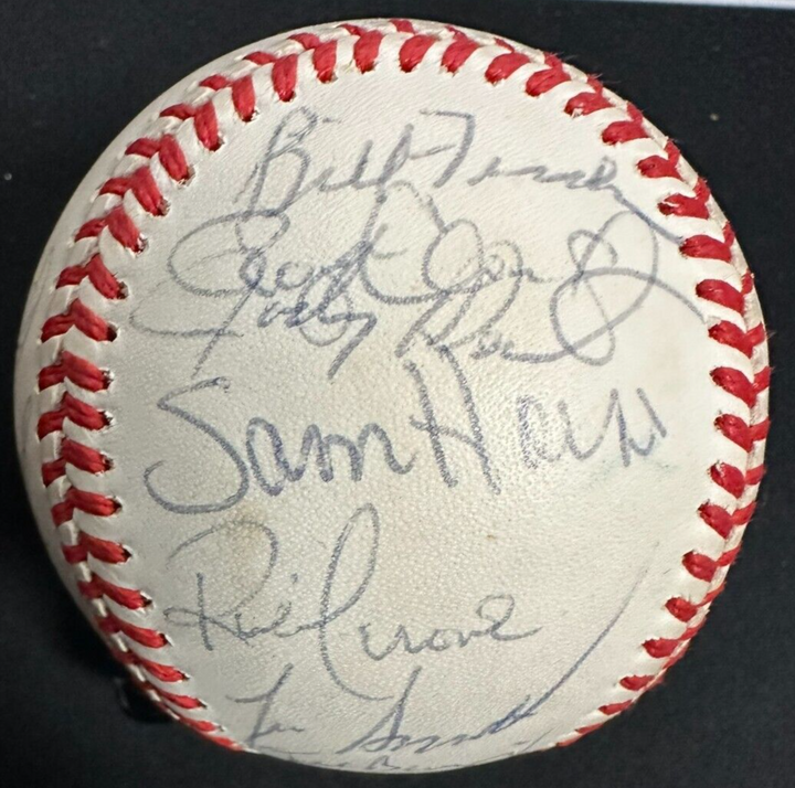 1988 Boston Red Sox Team Autographed Baseball Clemens Boggs Rice Smith