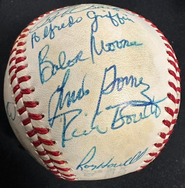 1979 Toronto Blue Jays Team Autographed Baseball Stieb Clancy Howell