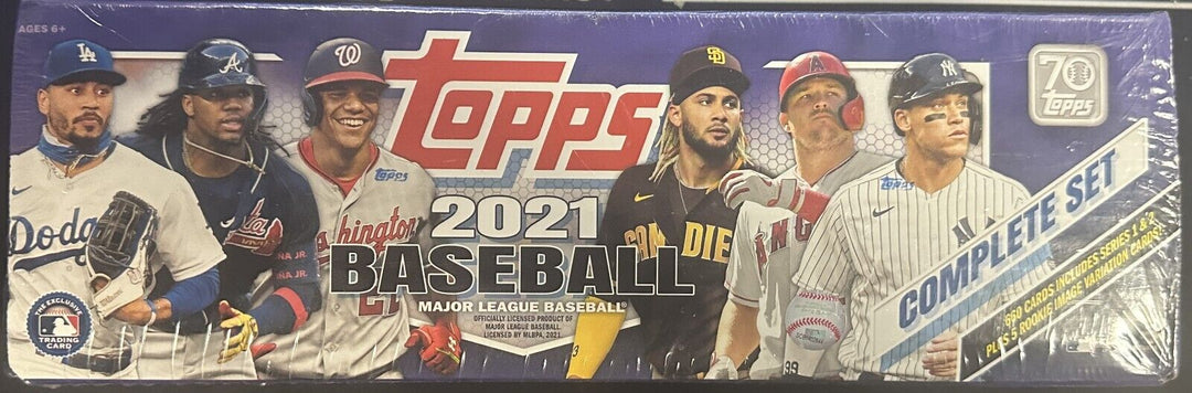 2021 Topps Baseball Factory Sealed Set Purple Version Series 1 &2