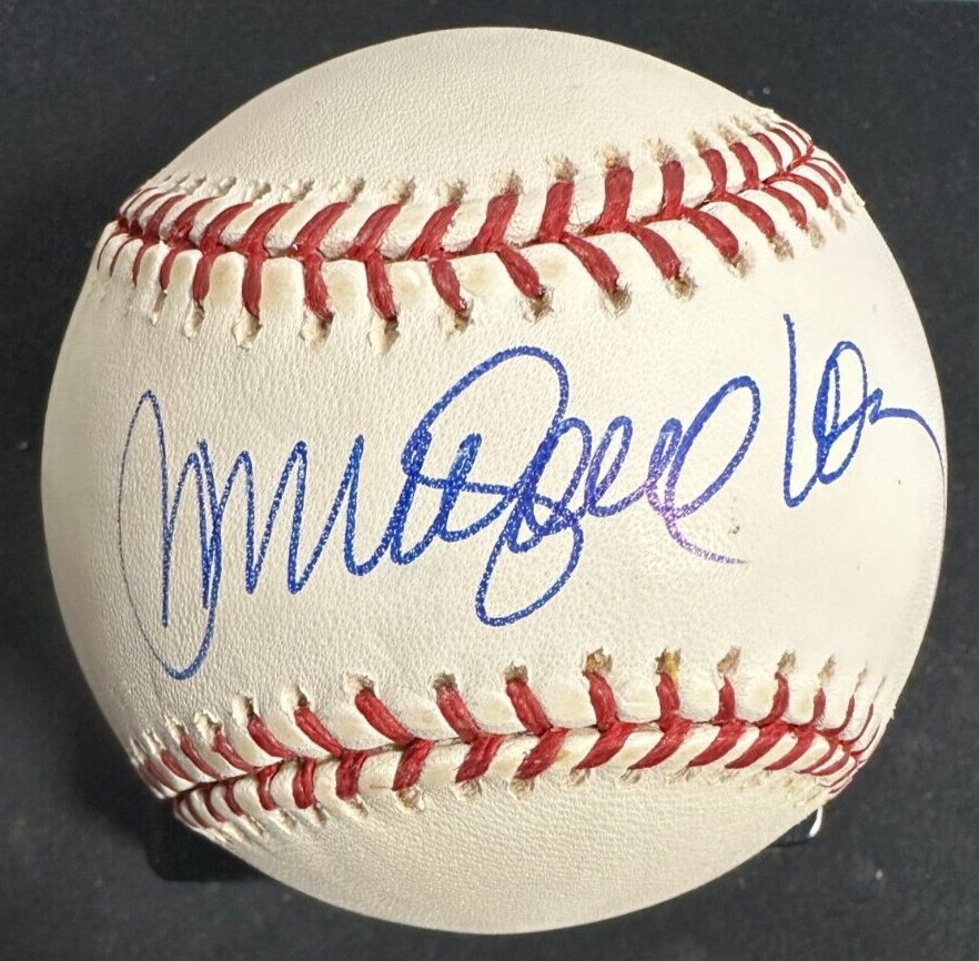 Ryne Sandberg Autographed Official Major League Baseball HOF Cubs Tri-Star
