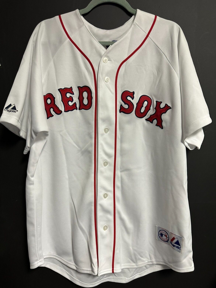 Jim Rice Autographed Majestic Boston Red Sox Home Jersey MLB