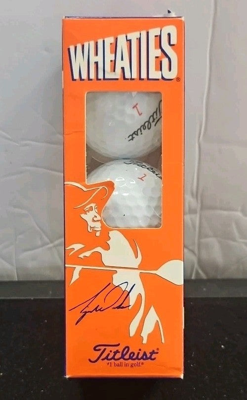 Tiger Woods Wheaties Titleist Golf Balls | 1 Sleeve of 3 Golf Balls