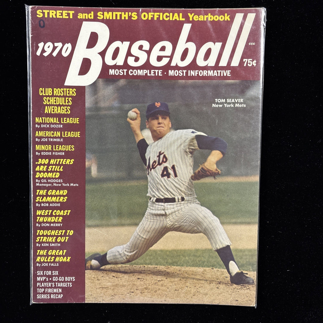 Street & Smiths Yearbook 1970 Baseball Tom Seaver