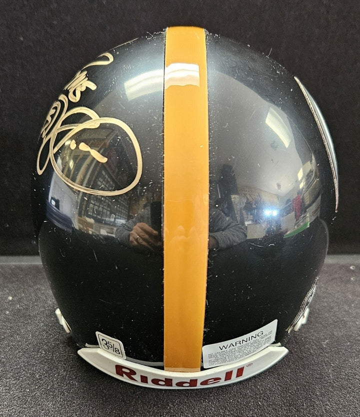 Jerome Bettis Signed Pittsburgh Steelers Riddell Mini Helmet Sportsworld COA