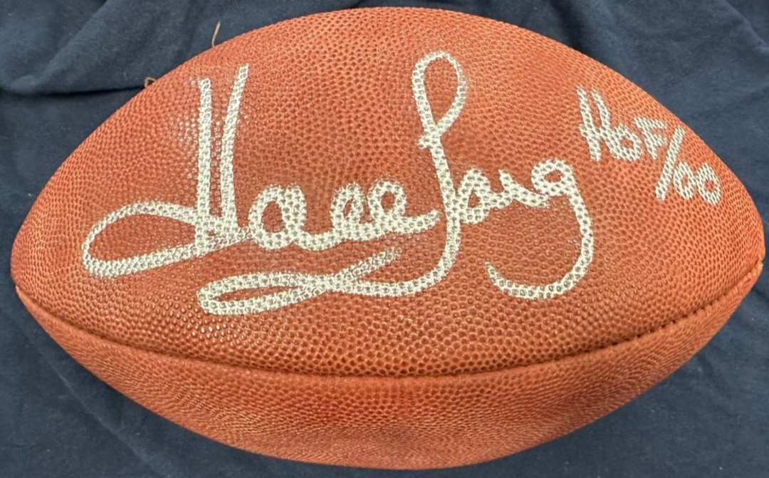 Howie Long Autographed Wilson Official NFL Football W/ HOF 00 Raiders