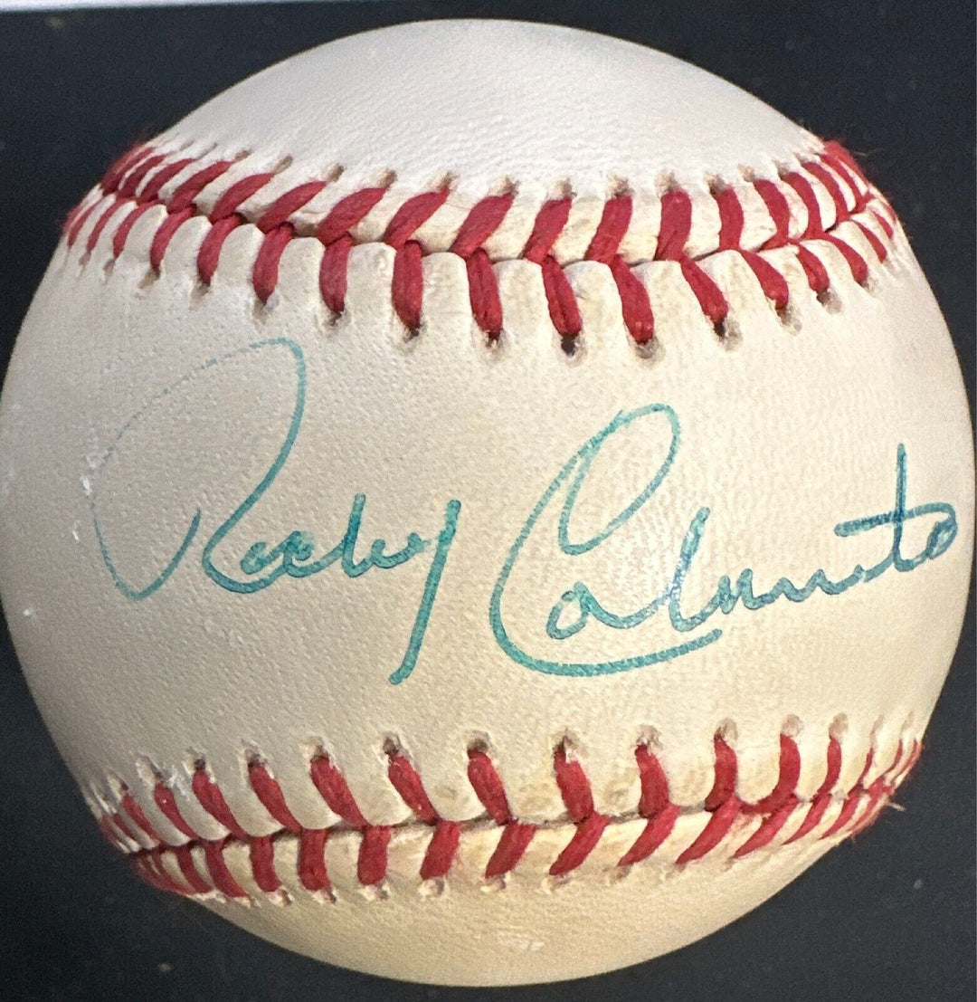 Rocky Colavito Autographed Official American League Baseball Indians