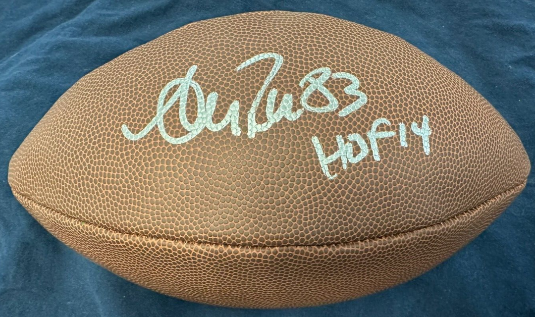 Andre Reed Autographed Wilson Official NFL Football W/ HOF 14 JSA Bills
