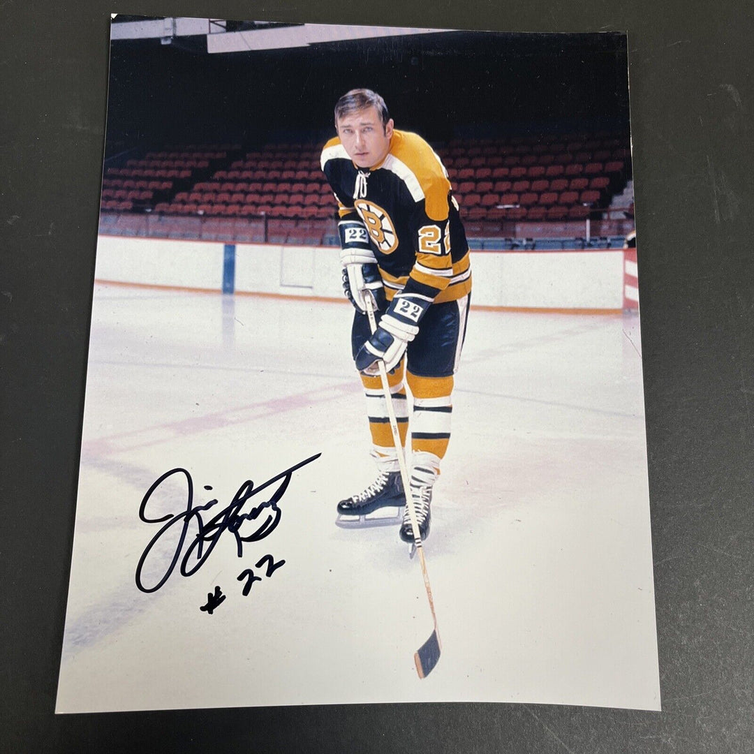 Jim Lorentz Signed 8x10 Boston Bruins Sportsworld
