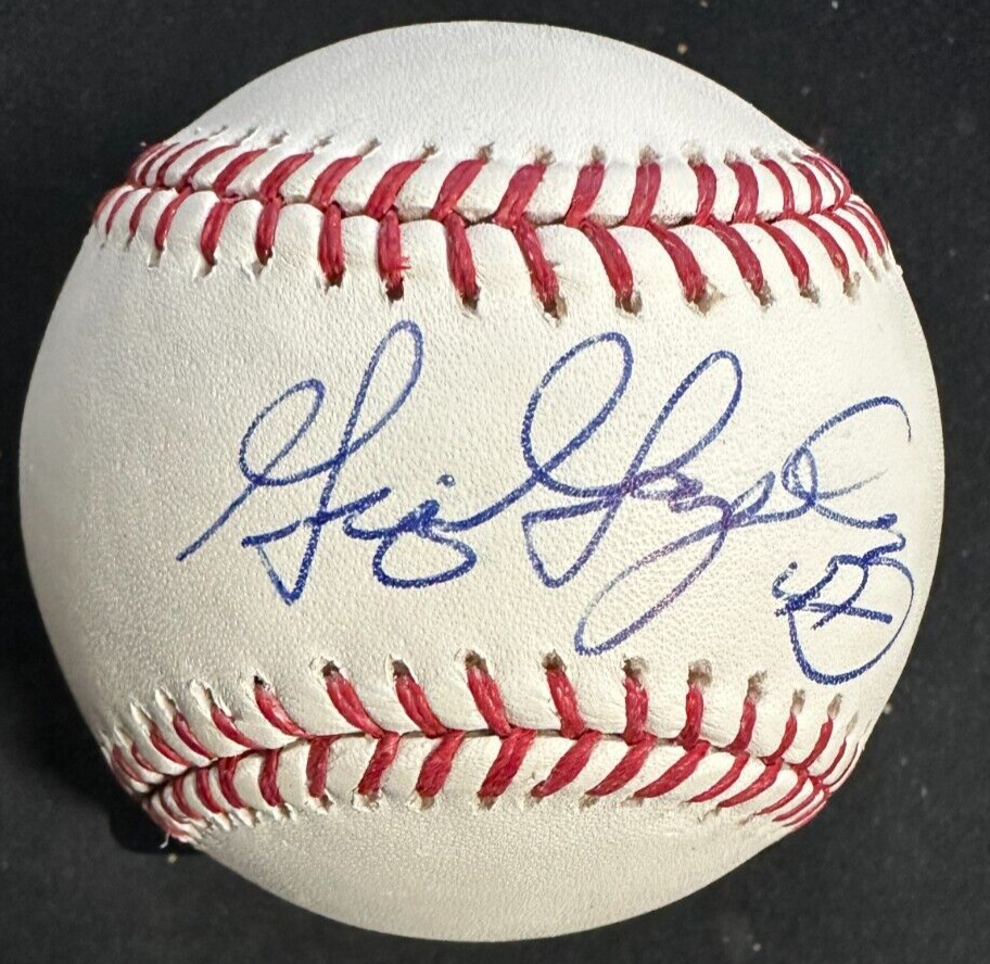 Gio Gonzalez Autographed Official Major League Baseball Nationals PSA