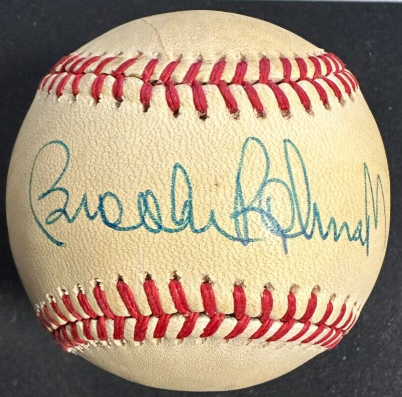 Brooks Robinson Autographed Official American League Baseball HOF BAS Orioles