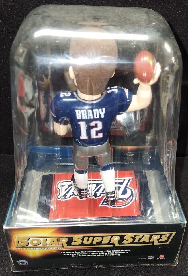 Tom Brady New England Patriots Solar Super Stars Bobblehead