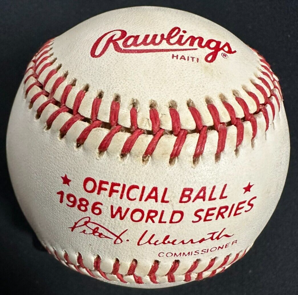 Don Baylor Autographed Official 1986 World Series Baseball Boston Red Sox BAS