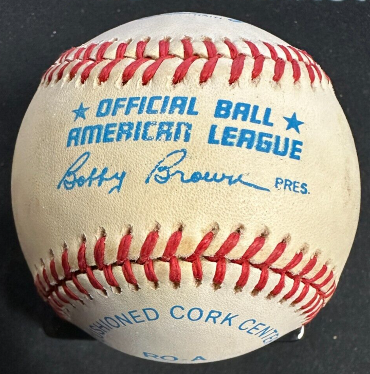 Wally Joyner Autographed American League Baseball California Angels