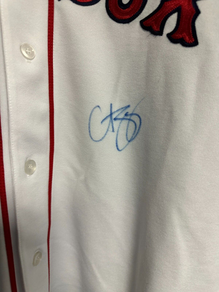 Curt Schilling Signed Authentic Boston Red Sox 2004 World Series Jersey Steiner