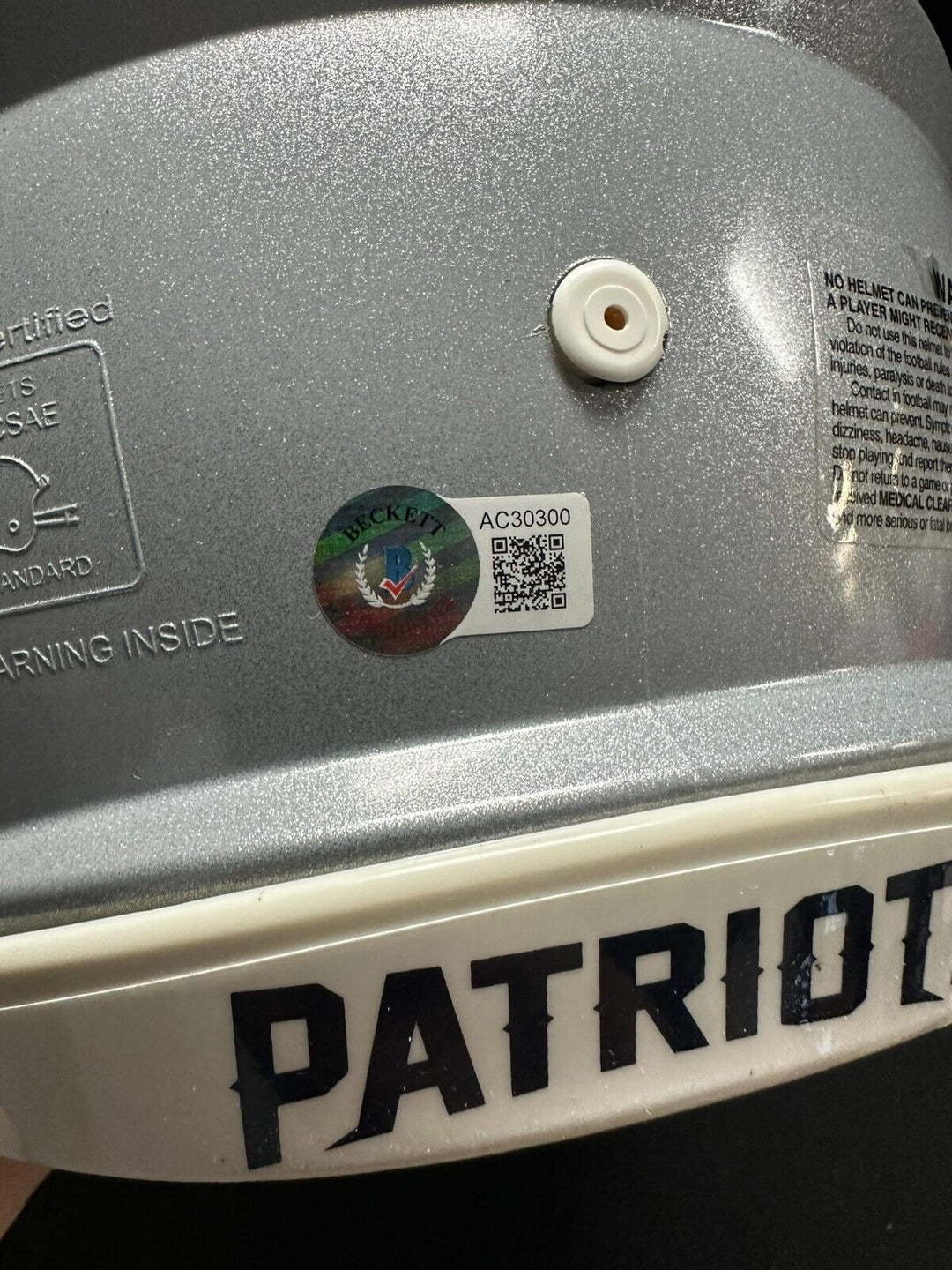 Tom Brady Autographed Super Bowl LI Helmet W/ SB 51 MVP Insc Patriots BAS