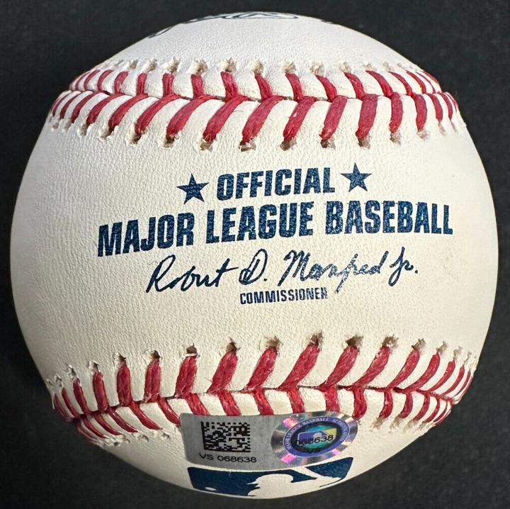 Mike Yastrzemski Autographed Major League Baseball Fanatics & MLB Holo Giants