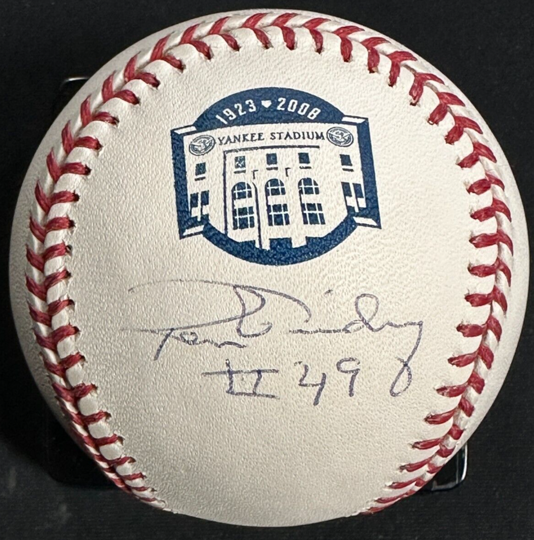 Ron Guidry Autographed Official 2008 Yankee Stadium Commemorative Baseball