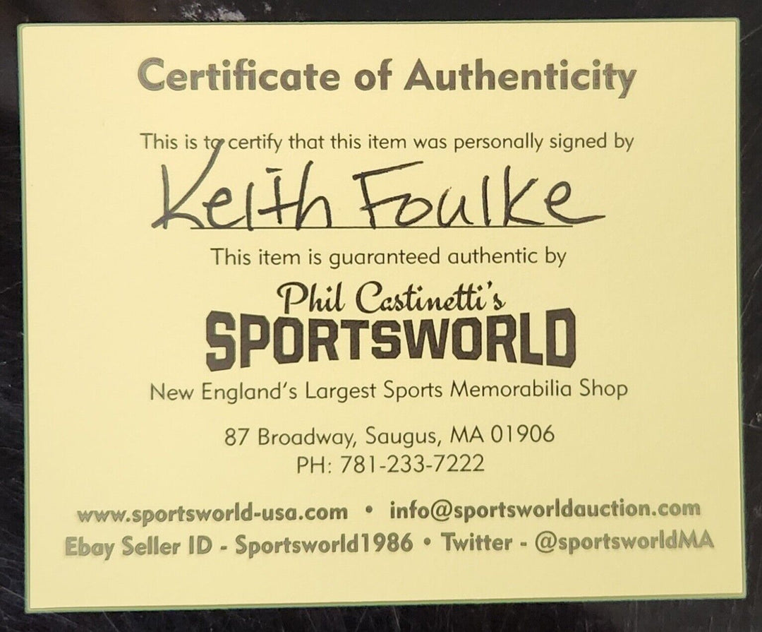 Keith Foulke Signed 2004 World Series Baseball MLB Authentic COA