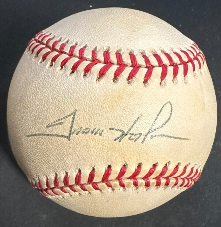 Trevor Hoffman Autographed Official Major League Baseball HOF Padres