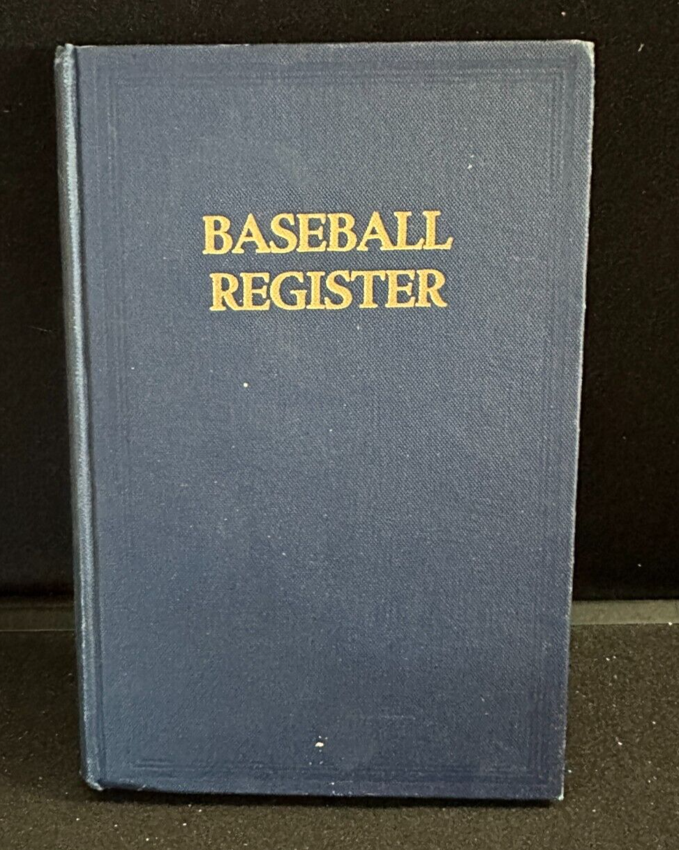 The Sporting News 1947 Baseball Register Hardcover Book Walter Johnson Cover