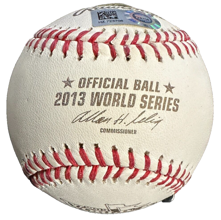 John Farrell Autographed 2013 World Series Baseball W/ 3x Inscriptions Fanatics