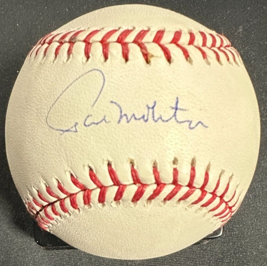 Paul Molitor Autographed Official Major League Baseball HOF Brewers JSA