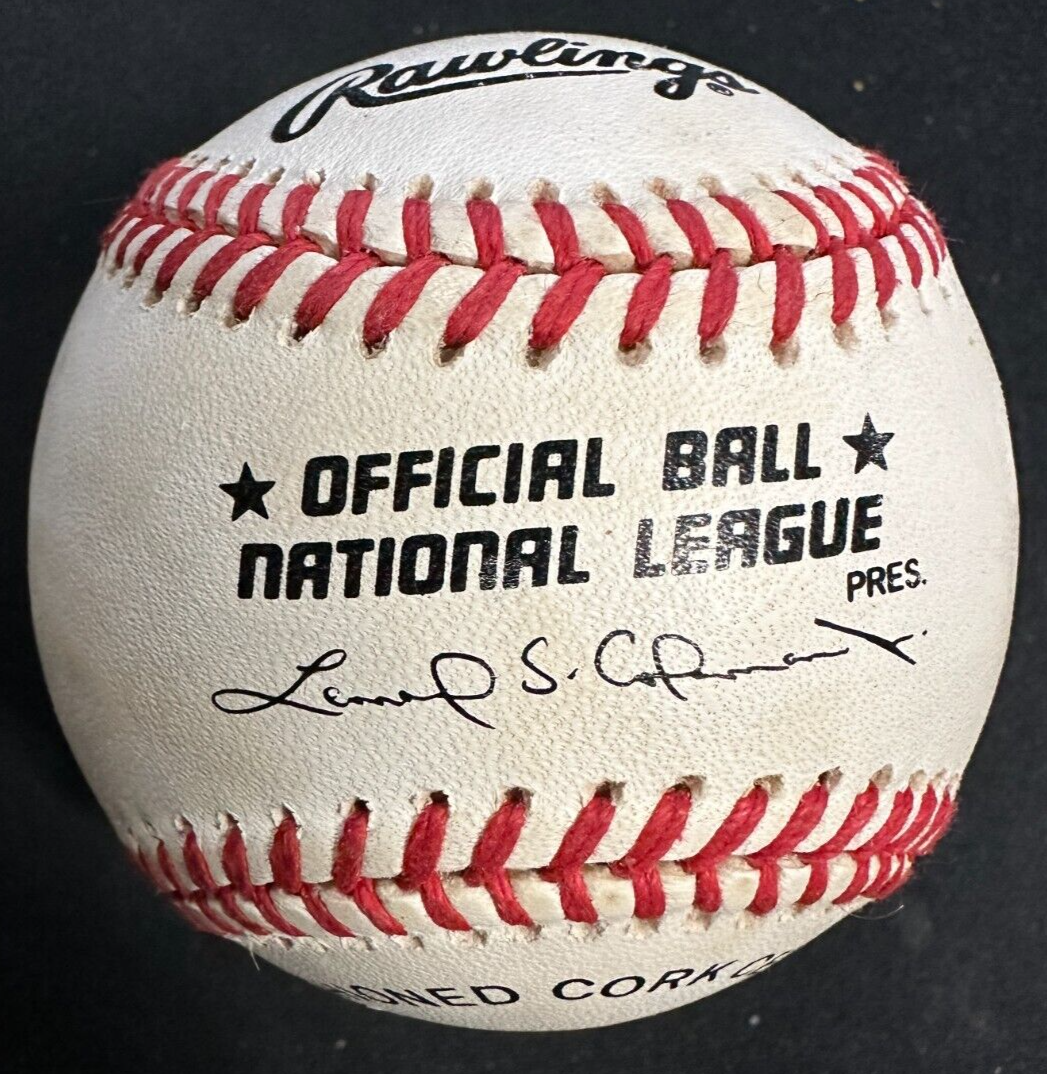 Bob Boone Autographed National League Baseball Phillies Angels