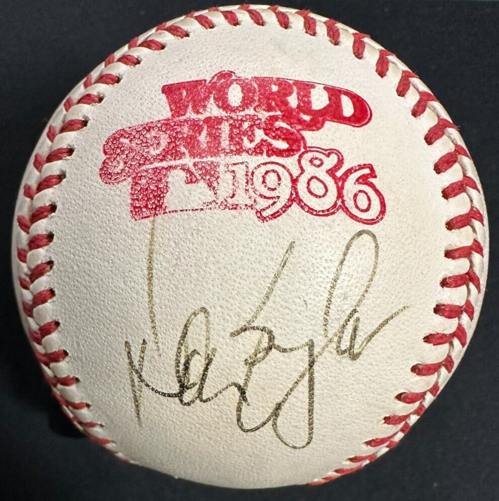 Don Baylor Autographed Official 1986 World Series Baseball Boston Red Sox BAS