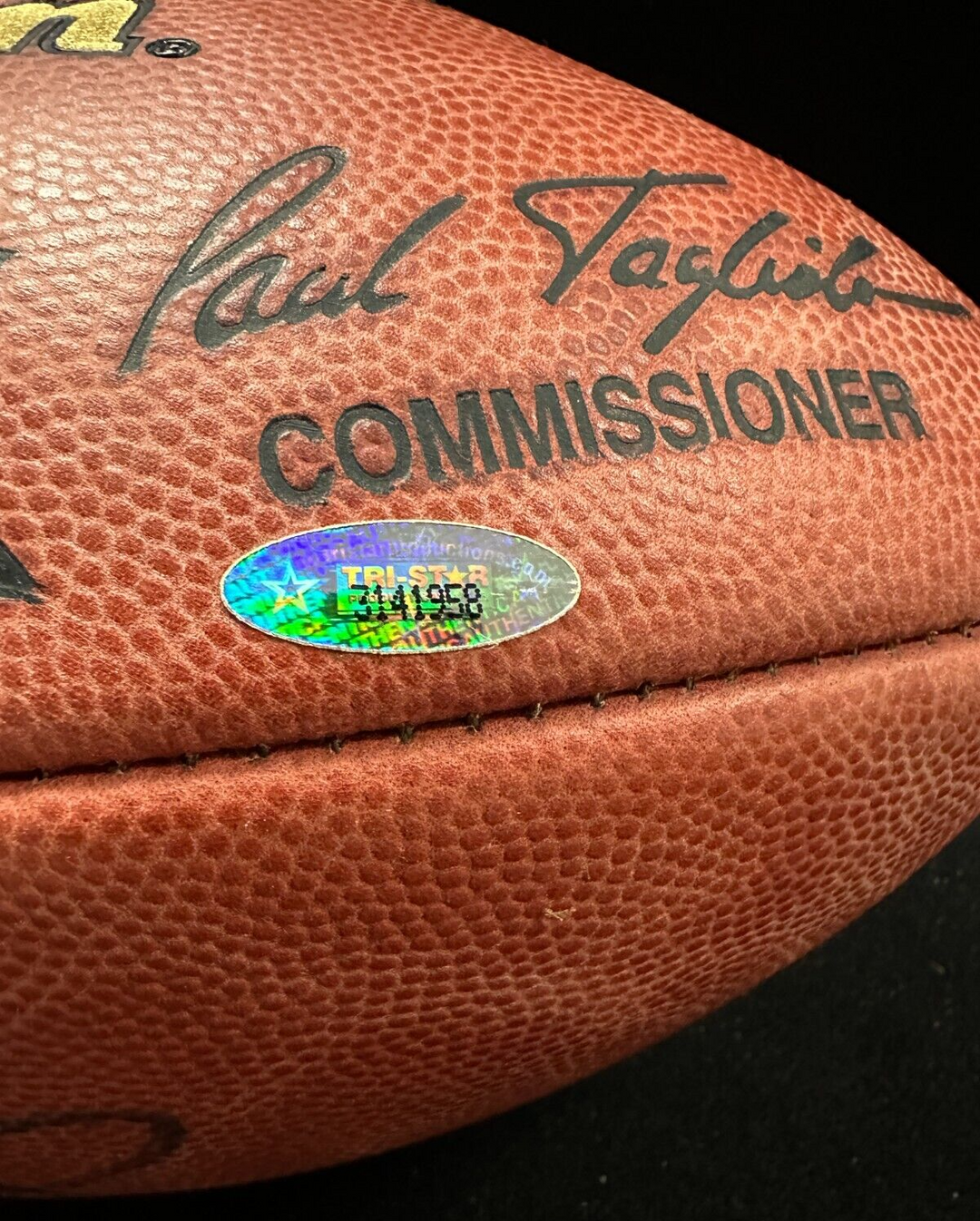 Tom Brady Autographed Super Bowl XXXIX Official Football TriStar Patriots