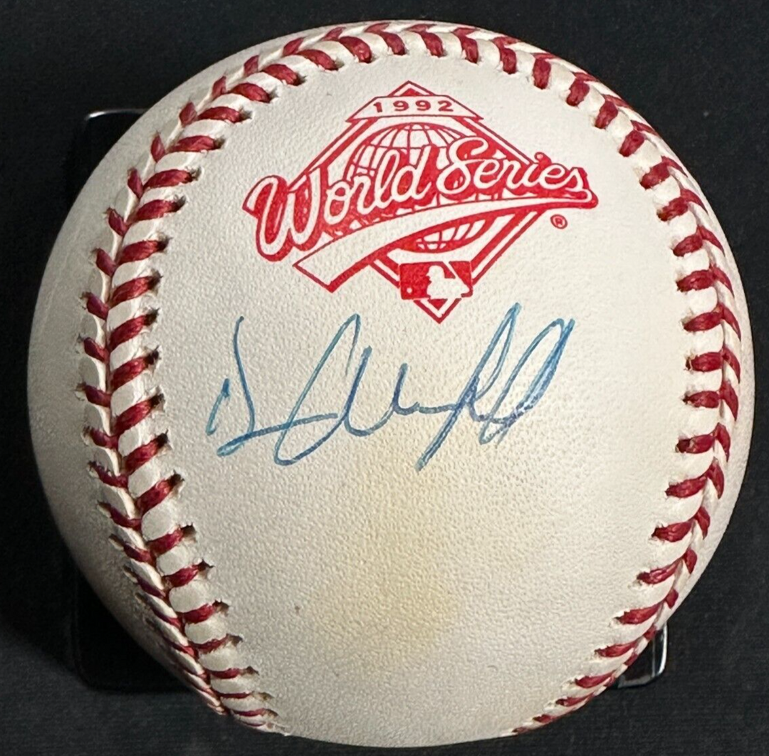 Dave Winfield Autographed Official 1992 World Series Baseball Blue Jays PSA