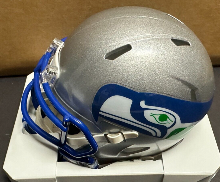 Steve Largent Autographed Seattle Seahawks Speed Mini Helmet W/ HOF 95 Insc